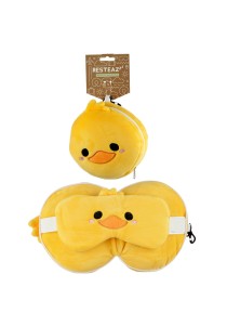 Μαξιλάρι με ενσωματωμένη μάσκα ύπνου - Πάπια