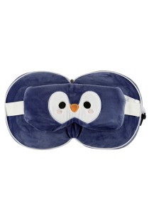 Μαξιλάρι με ενσωματωμένη μάσκα ύπνου - Πιγκουίνος