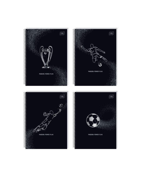 Τετράδιο σπιράλ Β5 Interdruk 3 θέματα  - Sports