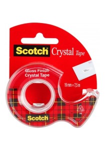 Κολλητική ταινία με βάση Scotch - Crystal, 19 mm x 7,5 m