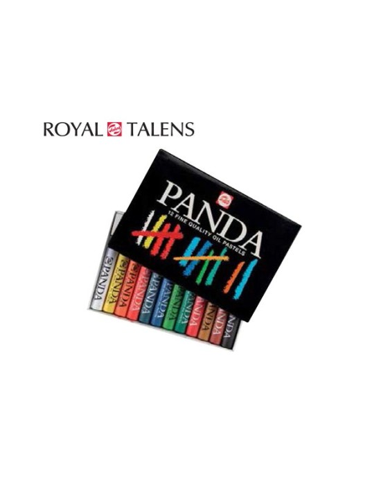 Λαδοπαστέλ Panda, σετ 12τμχ