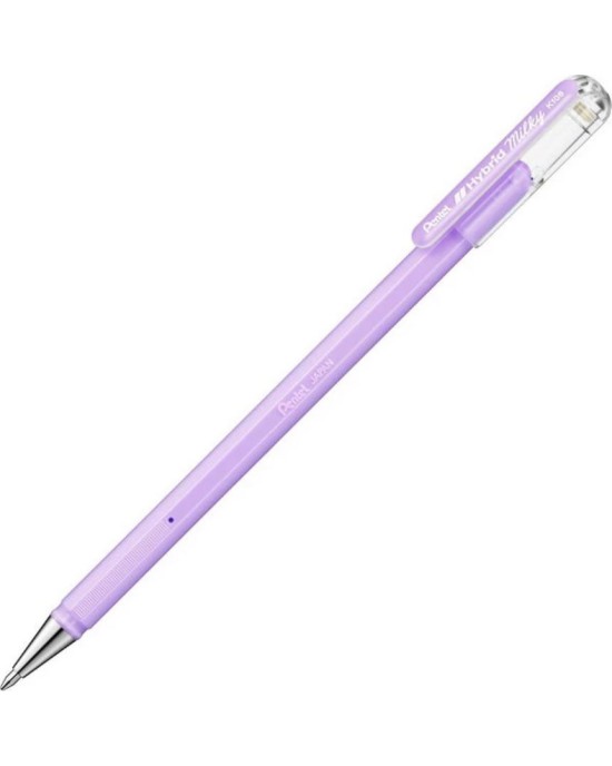 Στυλό Pentel Hybrid Milky - Λιλά παστέλ