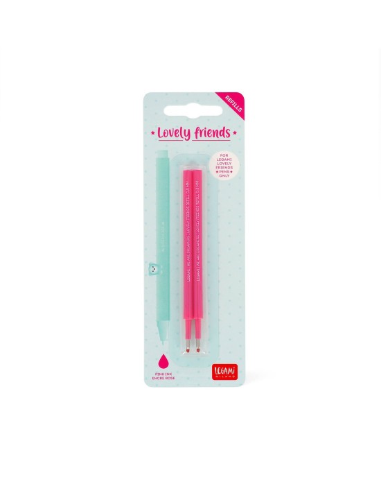  Σετ με 2 Ανταλλακτικά  Gel Pen Legami - Ροζ