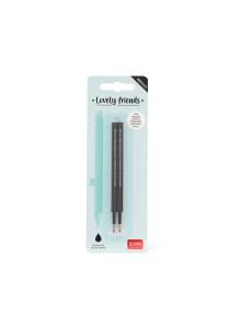  Σετ με 2 Ανταλλακτικά  Gel Pen Legami - Μαύρο