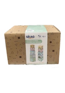 Ξύλινο Παιχνίδι Στοίβαξης Κήπος από Ξύλο Skag - Οχήματα