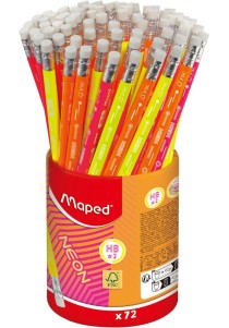 Μολύβι με Γόμα Maped Neon  