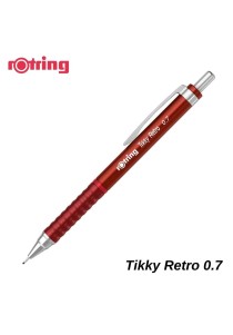 Rotring Tikky Retro Μηχανικό Μολύβι Μεταλλικό 0.7mm Κόκκινο