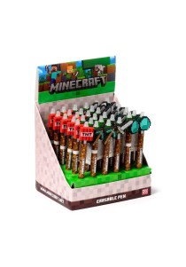 Puckator Στυλό Erasable Minecraft Tools-4 Σχέδια-