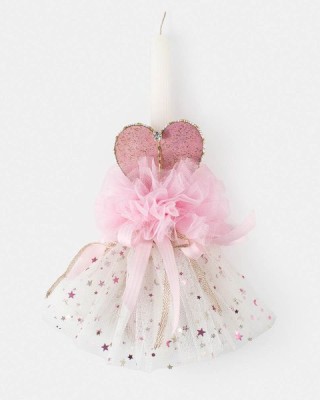 Πασχαλινή λαμπάδα με φορεματάκι