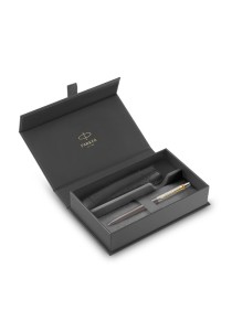 Σετ Parker Jotter Grey GT BP - Θήκη Δερμάτινη