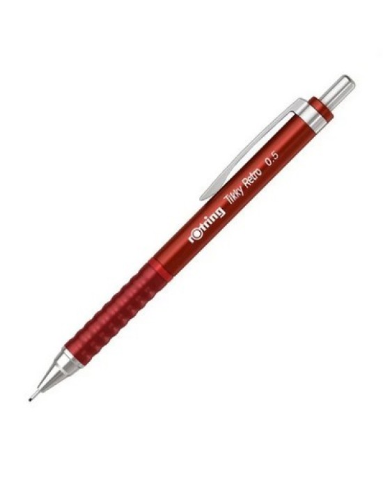 Rotring Tikky Retro Μηχανικό Μολύβι Μεταλλικό 0.5mm Κόκκινο