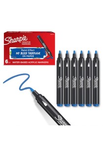 Sharpie creative acrylic marker bullet parang blue