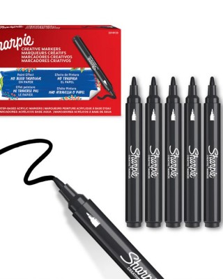Sharpie creative acrylic marker bullet black
