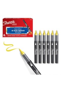 Sharpie creative acrylic marker bullet yellow