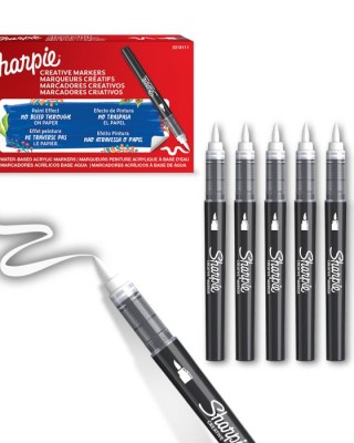 Sharpie creative acrylic marker bullet white