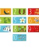 Djeco 10 Παζλ με 2 κομμάτια Μαθαίνω τους αριθμούς