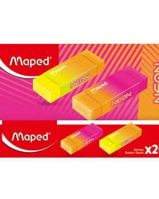 Γόμα Maped Technic Neon (2 Χρώματα)