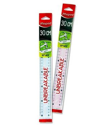 Γεωμετρικός Χάρακας Study Άθραυστος 30cm 
