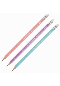 Μολύβι με Γόμα Maped Black Peps Pastel (3 Χρώματα)