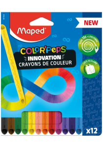 Ξυλομπογιές Maped INFINITY 12 χρώματα