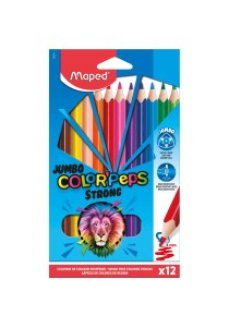 Ξυλομπογιές Maped Strong Χοντρές (12 Τεμάχια) Ξυλομπογιές Maped Strong Χοντρές (12 Τεμάχια)