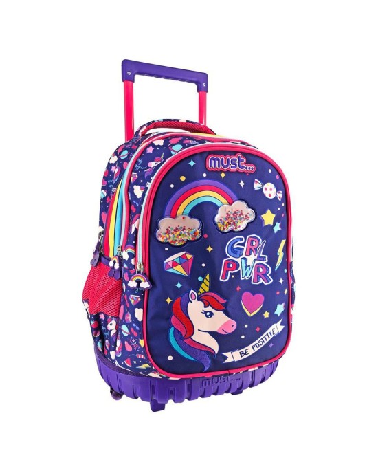 Σχολική Τσάντα Τρόλεϊ - Must Be Positive