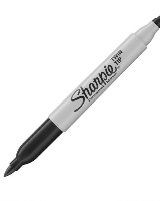 SHARPIE TWIN ΤΙΡ F-UF BLACK 