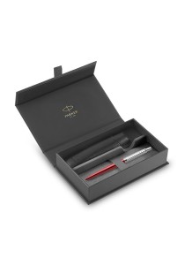 Σετ Parker Jotter Red CT BallPen - Θήκη Δερμάτινη