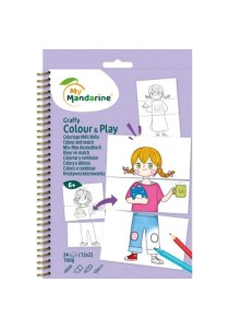 Μπλοκ ζωγραφικής Avenue mandarine Graffy - Colour & Play