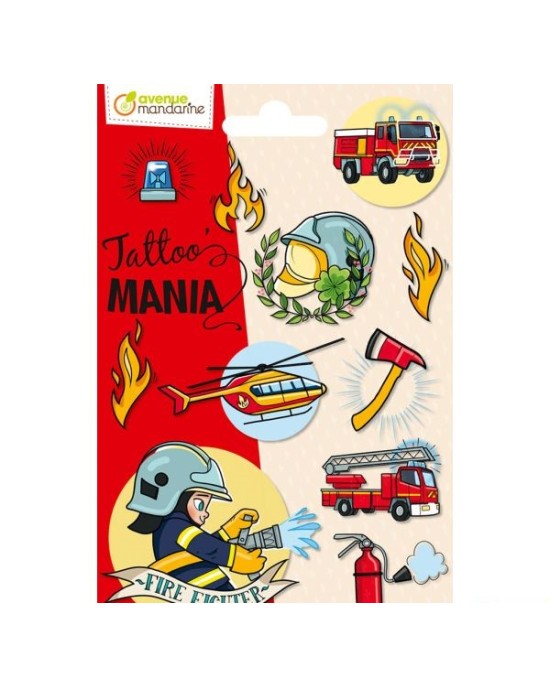 Χαλκομανίες τατουάζ firefighters