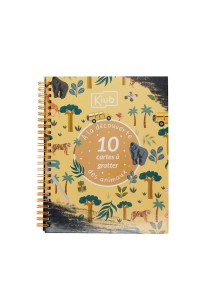 Μπλοκ ζωγραφικής skrats - Ζώα της ζούγκλας