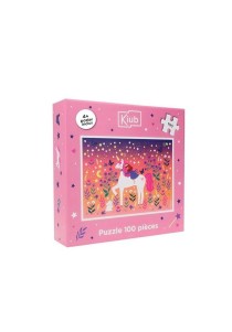 Παιδικό παζλ Kiub 100 κομματιών - "Unicorn" 