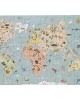 Παζλ 50κομματιών Kiub σε μεταλλικό κουτί - World