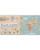 Παζλ 50κομματιών Kiub σε μεταλλικό κουτί - World