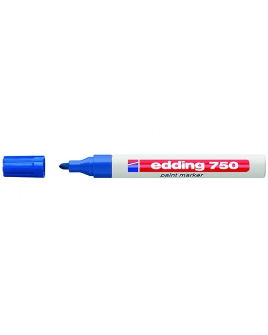 Μαρκαδόρος λαδιού edding 750 2-4mm - Μπλε