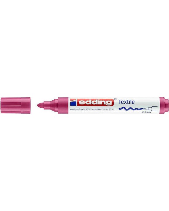 Μαρκαδόρος υφάσματος 4500 edding - Ροζ