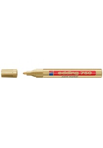 Μαρκαδόρος λαδιού edding 750 2-4mm - Χρυσό