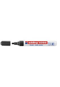 Μαρκαδόρος κιμωλίας 4095 edding - Μαύρο