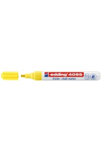 Μαρκαδόρος κιμωλίας 4095 edding - Κίτρινο νέον
