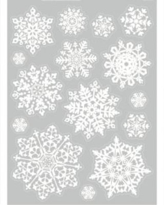 Στατικο Αυτοκόλλητο Xmas - Χιονονιφάδες