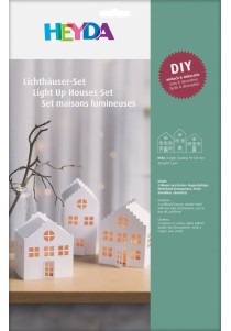 DIY Χριστουγεννιάτικο χωριό 3τμχ