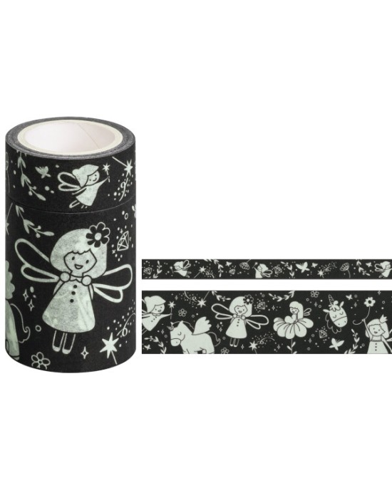 Διακοσμητική χάρτινη ταινία που λάμπει στο σκοτάδι - Unicorn