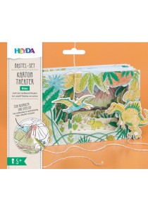 Σετ κατασκευής χαρτοθεάτρου «Dinosaur»