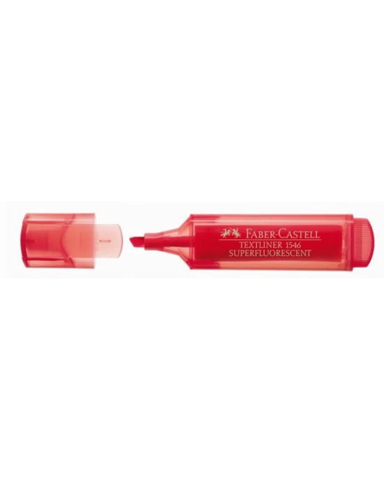 Μαρκαδόρος υπογράμμισης superfluorescent FABER-CASTELL - Κόκκινο