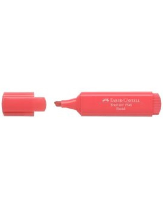 Μαρκαδόρος υπογράμμισης pastel FABER-CASTELL - Κόκκινο
