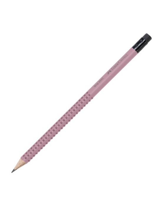 Μολύβι με Γόμα Faber Castell Grip 2001 Ροζ (Shadow)