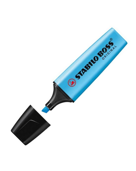 Μαρκαδόρος υπογράμμισης Stabilo Boss Original Neon μπλε