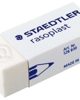 Staedtler Γόμα για Μολύβι Rasoplast B30 Λευκή