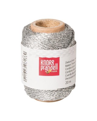 Κορδονι μεταλλικό ασημι 20m