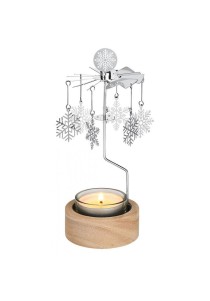 Χριστουγεννιάτικο Καρουσέλ για Κερί - Snow